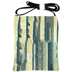 Texture Abstract Buildings Shoulder Sling Bag