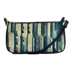Texture Abstract Buildings Shoulder Clutch Bag by Alisyart