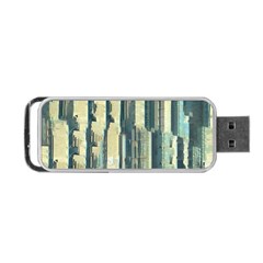 Texture Abstract Buildings Portable Usb Flash (two Sides)