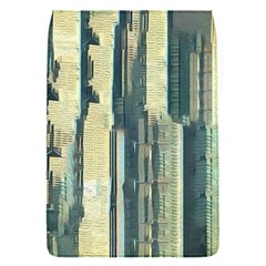 Texture Abstract Buildings Removable Flap Cover (s)