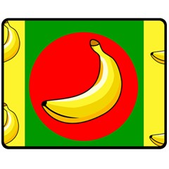 Banana Republic Flags Yellow Red Double Sided Fleece Blanket (medium)  by HermanTelo