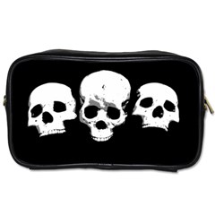 Halloween Horror Skeleton Skull Toiletries Bag (one Side) by HermanTelo