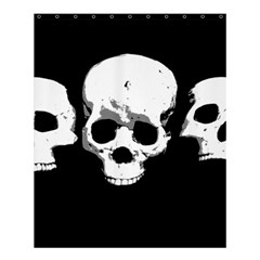 Halloween Horror Skeleton Skull Shower Curtain 60  X 72  (medium)  by HermanTelo