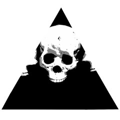 Halloween Horror Skeleton Skull Wooden Puzzle Triangle