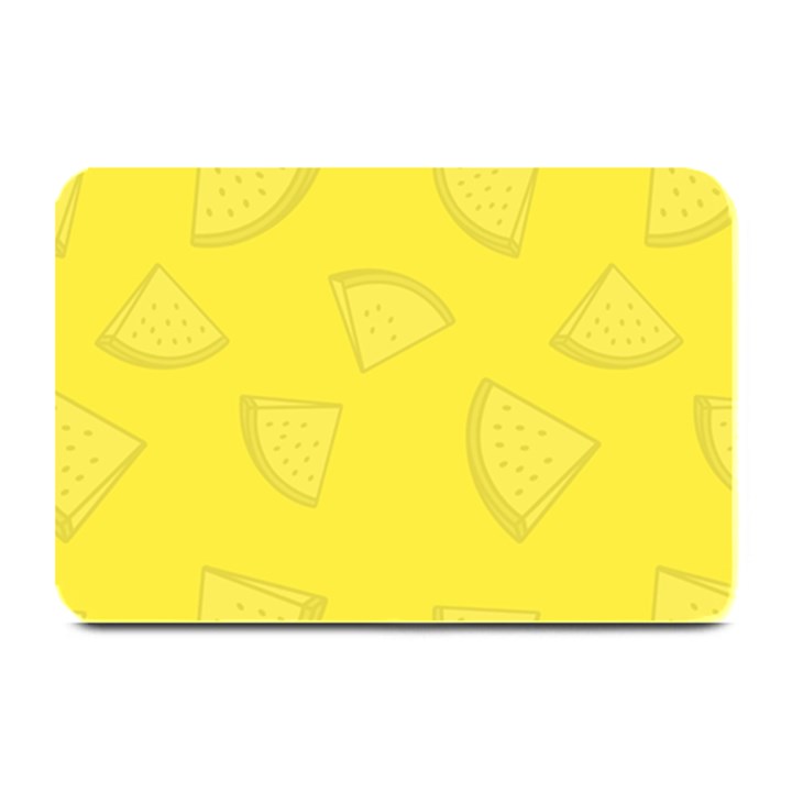 Yellow Pineapple Background Plate Mats