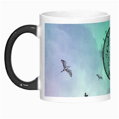 Dreamcatcher With Moon And Feathers Morph Mugs by FantasyWorld7