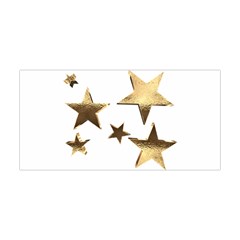 Stars Faux Gold Elegant Starry Festive Christmas Pattern Yoga Headband by yoursparklingshop