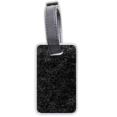 Elegant Black And White Design Luggage Tag (one Side) by yoursparklingshop