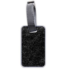 Elegant Black And White Design Luggage Tag (two Sides) by yoursparklingshop