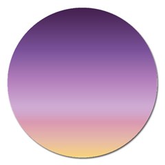 Sunset Evening Shades Magnet 5  (round)