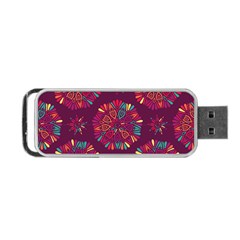 Circle Pattern Portable Usb Flash (one Side) by designsbymallika