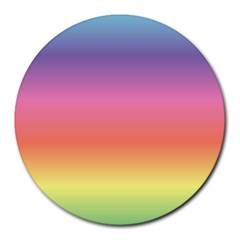 Rainbow Shades Round Mousepads by designsbymallika