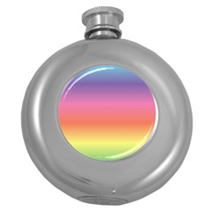 Rainbow Shades Round Hip Flask (5 Oz) by designsbymallika