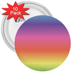 Rainbow Shades 3  Buttons (10 Pack)  by designsbymallika