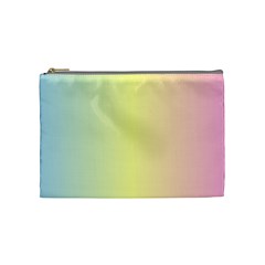 Vertical Rainbow Shade Cosmetic Bag (medium) by designsbymallika
