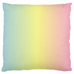 Vertical Rainbow Shade Large Cushion Case (one Side) by designsbymallika