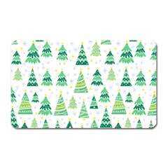 Christmas Tree Pattern Magnet (rectangular) by designsbymallika