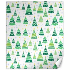 Christmas Tree Pattern Canvas 20  X 24  by designsbymallika