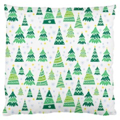 Christmas Tree Pattern Large Cushion Case (one Side) by designsbymallika