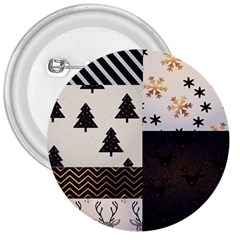 Christmas Pattern 3  Buttons