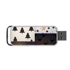 Christmas Pattern Portable Usb Flash (one Side) by designsbymallika