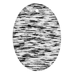 Texture Noir/gris Ornament (oval)