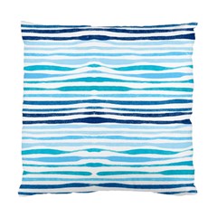 Blue Waves Pattern Standard Cushion Case (one Side) by designsbymallika