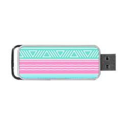 Aztec Print Portable Usb Flash (one Side) by designsbymallika