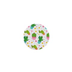 Cactus Pattern 1  Mini Buttons by designsbymallika