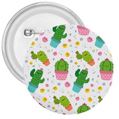 cactus pattern 3  Buttons