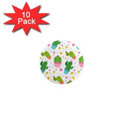 cactus pattern 1  Mini Magnet (10 pack) 