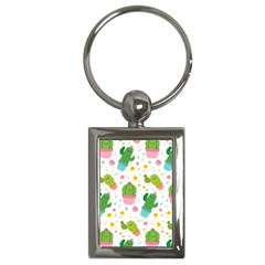 cactus pattern Key Chain (Rectangle)