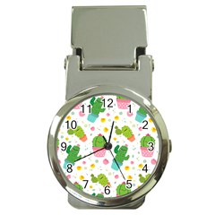 cactus pattern Money Clip Watches