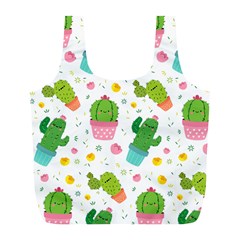 cactus pattern Full Print Recycle Bag (L)