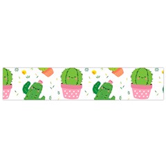 cactus pattern Small Flano Scarf