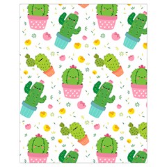 cactus pattern Drawstring Bag (Small)