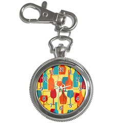 I Love Wine Key Chain Watches by designsbymallika