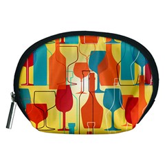 I Love Wine Accessory Pouch (medium) by designsbymallika
