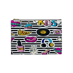 Disco Theme Cosmetic Bag (medium) by designsbymallika