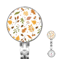 Autumn Love Stainless Steel Nurses Watch by designsbymallika