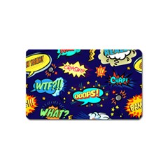 Bada Boom Pattern Magnet (name Card) by designsbymallika