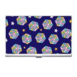 cube pattern Business Card Holder Front