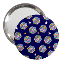 Cube Pattern 3  Handbag Mirrors