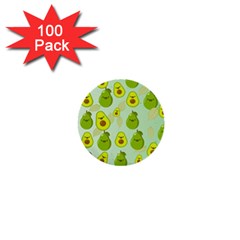 Avocado Love 1  Mini Buttons (100 Pack)  by designsbymallika