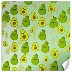 Avocado Love Canvas 12  X 12  by designsbymallika
