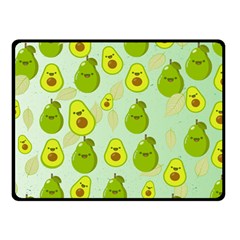 Avocado Love Double Sided Fleece Blanket (small)  by designsbymallika