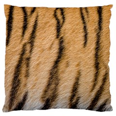 Tiger Stripes And Fur Pattern Design Standard Flano Cushion Case (two Sides) by myuique