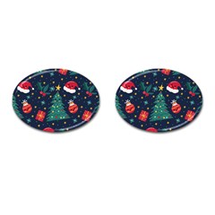 Christmas  Cufflinks (oval) by designsbymallika