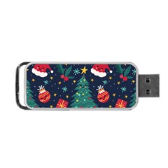 Christmas  Portable Usb Flash (two Sides) by designsbymallika