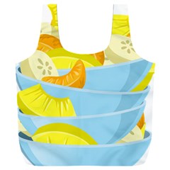 Salad Fruit Mixed Bowl Stacked Full Print Recycle Bag (xxl) by HermanTelo